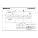 Frisch-Licht LED Light strip Pendant grid luminaire direct / indirect, 49W, 4000K, 6400lm, IP20, UGR < 19, white