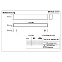 Frisch-Licht Lichtbalk MICROPAL®, UGR<19 / 1407MM / 830 opbouwversie, DALI aanstuurbaar, direct IP40, wit 