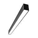 light bar MICROPAL®, UGR<19 / 1407MM / 840 surface-mounted version, DALI controllable, direct IP40, black 