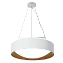Pendelarmatuur PREMIUM ARCHITEKTUR Ø 30,8cm IP20, wit, koperbruin dimbaar