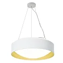 Pendelarmatuur PREMIUM ARCHITEKTUR Ø 30,8cm IP20, goud, wit dimbaar