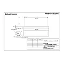Frisch-Licht Pendelarmatuur PLN141860MP.6183DA DALI aanstuurbaar, direct / indirect, UGR < 19, microprismatisch IP20, wit dimbaar