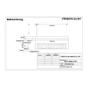 Frisch-Licht LED Pendant grid luminaire direct / indirect, 84W, 3000K, 11000lm, IP20, UGR < 19, white