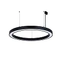 Pendelarmatuur Ø 62CM CCT Switch, direct, UGR < 19, multipower, ring vorm IP40, zwart 