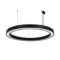 Pendelarmatuur Ø 115.5CM CCT Switch, direct, UGR < 19, multipower, ring vorm IP40, zwart 