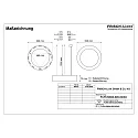 Pendelarmatuur Ø 62CM CCT Switch, direct / indirect, UGR < 19, multipower, ring vorm IP40, zwart dimbaar