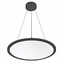 Pendelarmatuur Ø 60cm schakelbaar, geschikt voor beeldschermwerkstations IP20, zwart 
