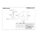 Frisch-Licht Pendelarmatuur PLRZN7590MP.13083DA DALI aanstuurbaar, direct / indirect, microprismatisch IP40, wit dimbaar