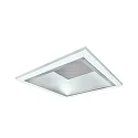 Downlight QDL2202MP.1483DA klein, vierkant, DALI aanstuurbaar, UGR < 19, microprismatisch IP21, wit mat dimbaar