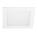 Inbouwdownlight FLAT / 19.5X19.5CM hoekig, CCT Switch, UGR < 19, excl. netvoeding IP54, wit dimbaar