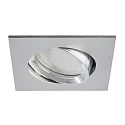 Downlight QDL5350AG.0583 draaibaar, vierkant GU10 IP20, aluminium geborsteld 