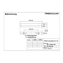 Frisch-Licht Spiegelarmatuur SPL111460A.1483 klein, schakelbaar IP40, wit 