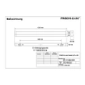 Frisch-Licht Spiegelarmatuur SPL131460A.2683 medium, schakelbaar IP40, wit 