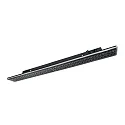 3-fase armatuur 60cm multipower, middelsterk stralend IP20, gepoedercoat, zwart 