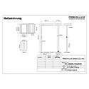 Staande lamp MICROPAL®, UGR<16 met sensor, direct / indirect, programmeerbaar, met aanraakdimmer IP20