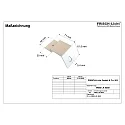 Frisch-Licht Wandhouder LIGHTBAR MICROPAL®, UGR<19 mechanisch, wit