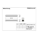 Frisch-Licht Armatuur voor vochtige ruimten WNL119466PC.2584M klein, 3-polig, slagvast IP66, grijs 