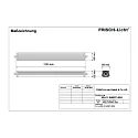 Frisch-Licht Armatuur voor vochtige ruimten WNL139466PC.5084 3-polig, slagvast, medium IP66, grijs 