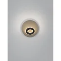 Knapstein wall luminaire MEGGI round IP20, bronze, black dimmable