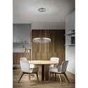 Knapstein Pendelarmatuur SARA-60 up down, Tunable White, instelbaar IP20, nikkel mat dimbaar