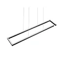 Knapstein pendant luminaire MARISA-100 up / down, tunable white, controllable with gestures IP20, black