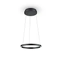 Pendelarmatuur LISA-40 up down, Tunable White, bedienbaar met gebaren IP20, zwart dimbaar
