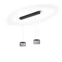 Pendelarmatuur SIDRA-2 up / down, instelbaar, bedienbaar met Gebaren IP20, zwart dimbaar