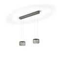 Pendelarmatuur SIDRA-2 up / down, instelbaar, bedienbaar met Gebaren IP20, antraciet dimbaar