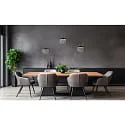 Pendelarmatuur SIDRA-3 up / down, instelbaar, bedienbaar met Gebaren IP20, zwart dimbaar