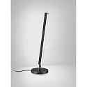 Knapstein table lamp KOSMA tiltable IP20, black dimmable