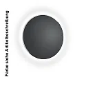 Knapstein Plafondarmatuur ASTRA-C-60 rond, Casambi IP20, metallic brons, zwart dimbaar