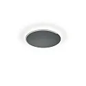 ceiling luminaire ASTRA-C-40 round, Casambi IP20, nickel matt, black dimmable
