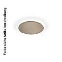 ceiling luminaire ASTRA-40 round IP20, sand coloured dimmable
