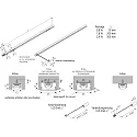 Pluggable LED rod LED Stick 2, without dark zones, 7cm, 8 LED, 0.8W 5000K 55°, CRi >80