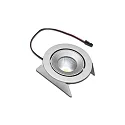 Inbouwarmatuur SR 68-LED draaibaar, UGR < 19 IP44, chroom, transparant dimbaar 4,8W 485lm 4000K CRI 90-100