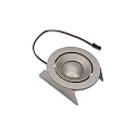 Inbouwarmatuur SR 68-LED draaibaar, UGR < 19 IP44, rvs, transparant dimbaar 4,8W 485lm 3000K CRI 90-100