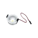 Recessed LED spot SR 45-LED, IP44, 350mA, swiveling 20°, 4.8W 3000K, white