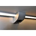 Hera LED under-cabinet luminaire LED ModuLite F, IP20, 230V HVLCS, CRi>90, 45cm, with switch, 8W 3000K 760lm 120°, anodised alu