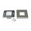 Inbouwarmatuur WALL IF zijdelingse straling, met diffuser IP20, rvs  1,8W 90lm 3000K 120° 120° CRI 80