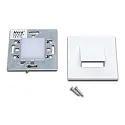Recessed wall luminaire LED Wall Down for flush-mounted / cavity wall boxes, IP20, 7.5 x 7.5cm, 230V, 1.8W 3000K 90lm, white