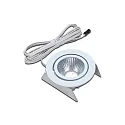 Inbouwarmatuur DYNAMIC SR 68-LED rond, draaibaar, voor BAP, Tunable White, UGR < 19 IP44, transparant, wit dimbaar 6