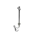 LED Mono Spot for object lighting, seamless height up to 30cm, 24V DC, CRi>90, rotatable, swiveling, 1.5W 4000K 38°, alu