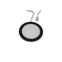 recessed luminaire FAR 58 - LED-24 round IP44/IP20, black matt dimmable 3W 225lm 4000K 115° 115° CRI > 93