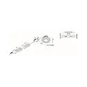 Hera recessed luminaire ECO SR 68 swivelling, set of 1 IP20, white dimmable 6,5W 750lm 4000K 24° 24° CRI 80