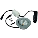Hera recessed luminaire ECO SR 68 swivelling, set of 1 IP20, chrome matt dimmable 6,5W 750lm 3000K 24° 24° CRI 80