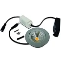 Hera Inbouwarmatuur ECO SR 68 draaibaar, set van 1 IP20, chroom mat dimbaar 6,5W 750lm 2700K 24° 24° CRI 80