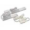 Onderbouwarmatuur S-PAD F incl. chauffeur, set van 2, met aanraakdimmer IP20