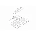 Hera Onderbouwarmatuur S-PAD F incl. chauffeur, set van 2, met aanraakdimmer IP20