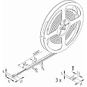 Hera LED stripe TAPE F 10/6 930 / 5M met stekker wit
