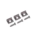 Cliphouder set van 3, zilver